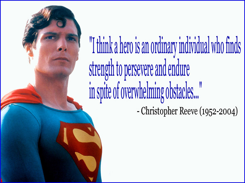 Christopher Reeve Quote Tribute